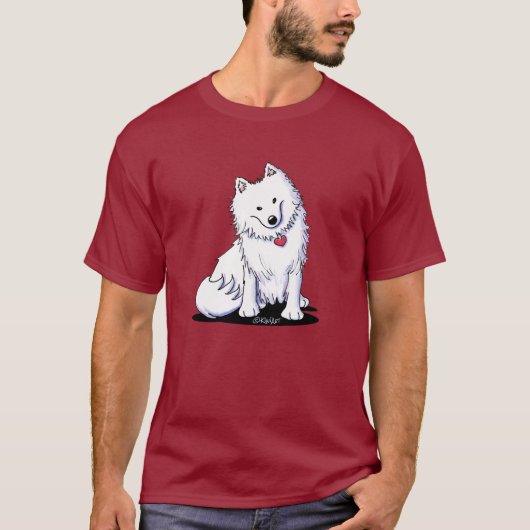 KiniArt American Eskimo T-Shirt (Vorderseite)