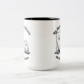 KiniArt amerikanische Eskimoküsse Zweifarbige Tasse (Mittel)