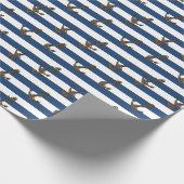 KiniArt Anchor Nautical Geschenkpapier (Ecke)