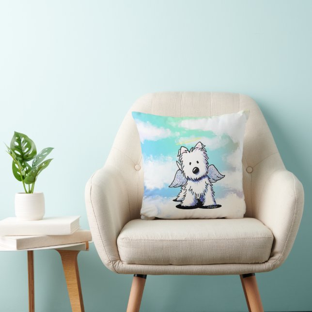 KiniArt Angel Throw Pillow Kissen (Stuhl )
