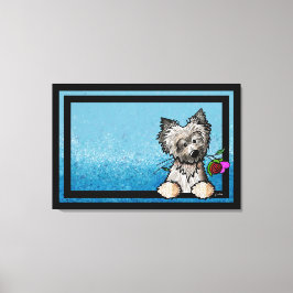 KiniArt Ash Cairn Terrier Art Leinwanddruck