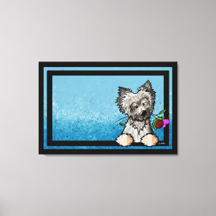 KiniArt Ash Cairn Terrier Art Leinwanddruck