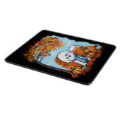 KiniArt Autumn Bichon Frise Schneidebrett (Ecke)