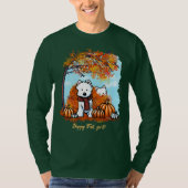 KiniArt Autumn Westies T-Shirt (Vorderseite)