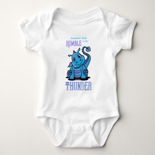 KiniArt Baby Dragon Baby Strampler (Vorderseite)