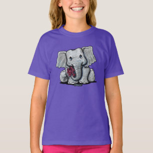 KiniArt Baby Elephant T-Shirt