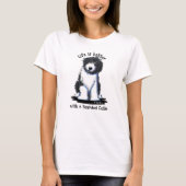 KiniArt Bartded Collie T-Shirt (Vorderseite)