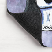 KiniArt Basset Flower Girl Mousepad (Ecke)