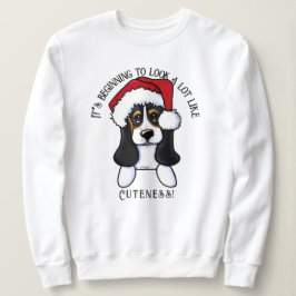 KiniArt Basset Weihnachts-Sweatshirt Sweatshirt