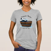 KiniArt Bathing Panda Bear T-Shirt (Vorderseite)