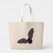 KiniArt Bats Halloween Jumbo Stoffbeutel (Rückseite)
