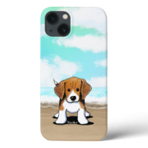 KiniArt Beach Beagle iPhone Case