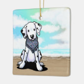 KiniArt Beach Dalmatiner Keramikornament (Links)