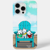 KiniArt Beach Westies Case-Mate iPhone Hülle (Rückseite)