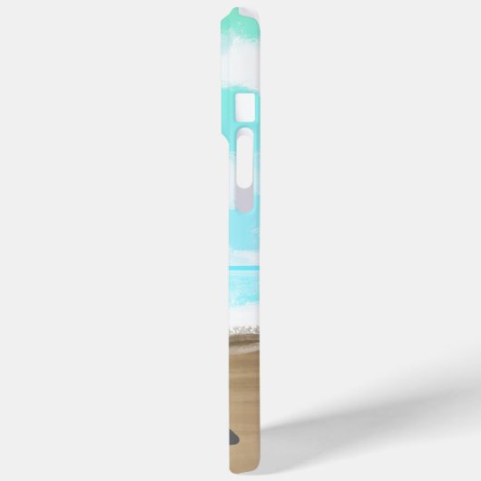 KiniArt Beach Westies Case-Mate iPhone Hülle (Rückseite / Links)