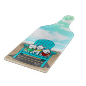 KiniArt Beach Westies Schneidebrett (Ecke)