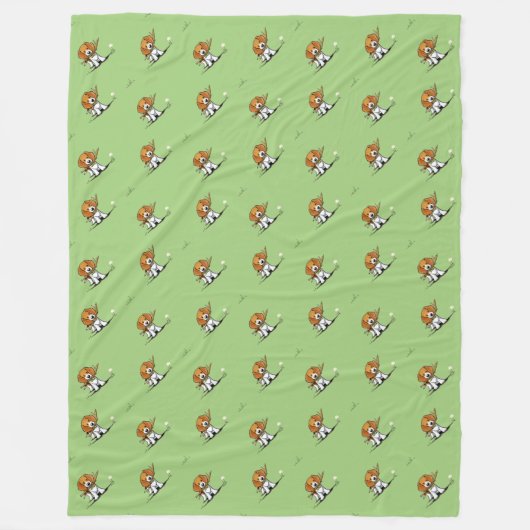 KiniArt Beagle Fleece Blanket (Vorderseite)