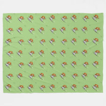 KiniArt Beagle Fleece Blanket