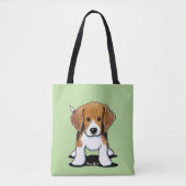 KiniArt Beagle Pup Tasche (Vorderseite)