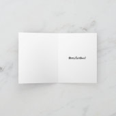 KiniArt Beagle Weihnachtskarte Karte (Innenseite)