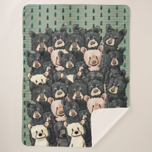 KiniArt Bear Cubs Sherpadecke