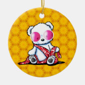 KiniArt Bear Keramik Ornament (Vorne)