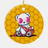 KiniArt Bear Keramik Ornament (Hinten)