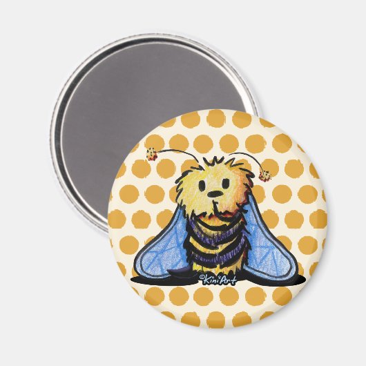 KiniArt Bee Magnet (Vorderseite/Rückseite)