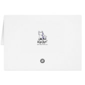 KiniArt Bee Notecard (Rückseite Horizontal)