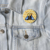 KiniArt Bee Pinback Button (Beispiel)