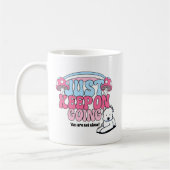 KiniArt Behalte gehen Kaffeetasse (Links)