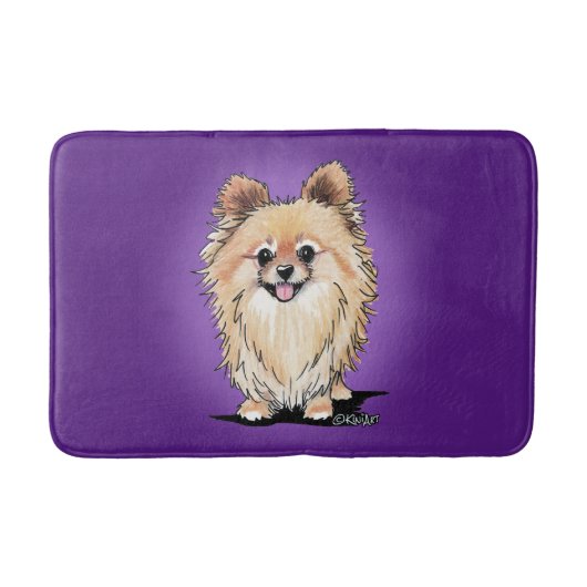 KiniArt Bella Pom Badematte (Vorderseite)