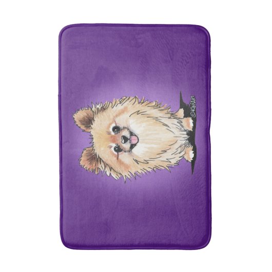 KiniArt Bella Pom Badematte (Vorderseite Vertikal)