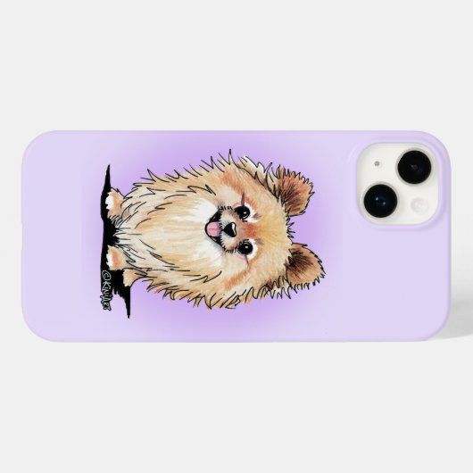 KiniArt Bella Pom Case-Mate iPhone Hülle (Rückseite (Horizontal))