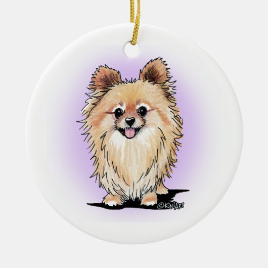 KiniArt Bella Pom Keramikornament (Vorne)