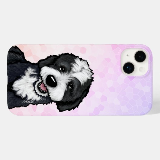 KiniArt Bernadoodle Case-Mate iPhone Hülle (Rückseite (Horizontal))