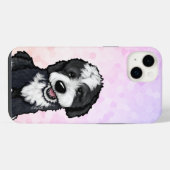 KiniArt Bernadoodle iPhone Hülle (Rückseite (Horizontal))