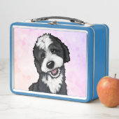 KiniArt Bernadoodle Metall Brotdose (Beispiel)