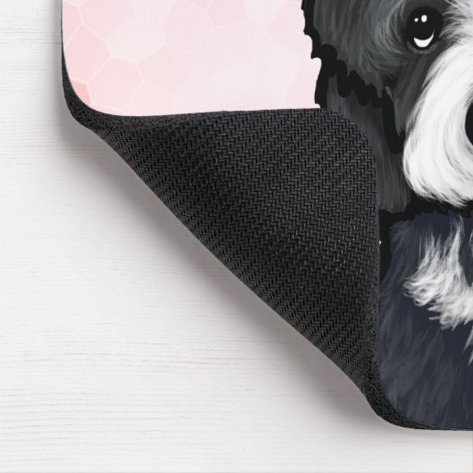 KiniArt Bernadoodle Mousepad (Ecke)