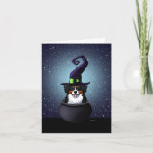 KiniArt Bernese Halloween Karte (Vorderseite)