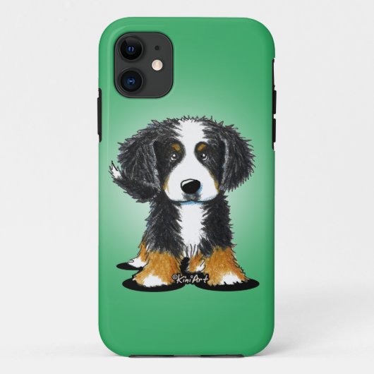 KiniArt Bernese Mountain Dog Case-Mate iPhone Hülle (Rückseite)