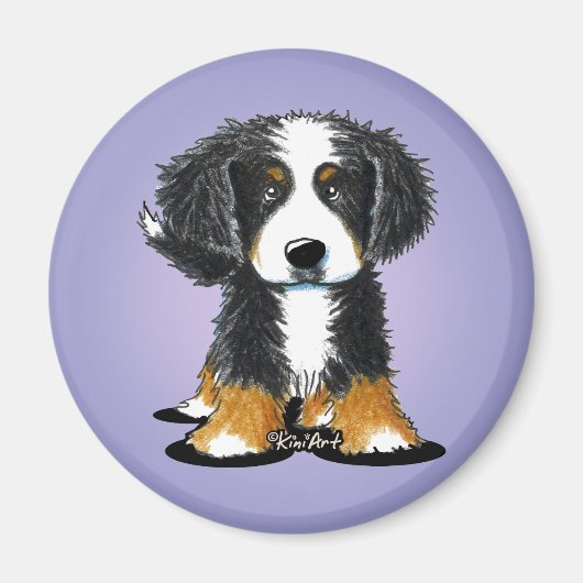 KiniArt Bernese Mountain Dog Magnet (Vorne)