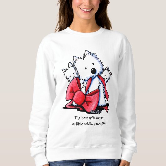 KiniArt Beste Geschenke Westies Sweatshirt (Vorderseite)