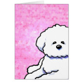 KiniArt Bichon Frise Card (Vorne)