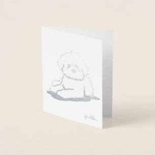 KiniArt Bichon Frise Folienkarte