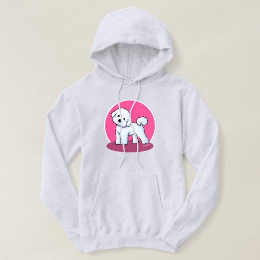 KiniArt Bichon Frise Hoodie (Design vorne)