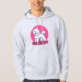 KiniArt Bichon Frise Hoodie (Vorderseite)