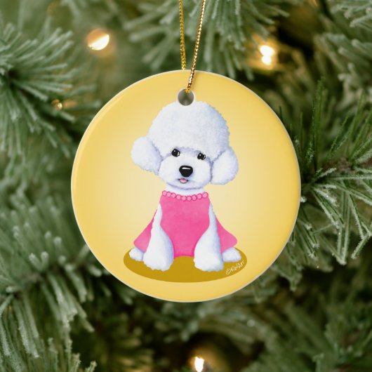 KiniArt Bichon Frise Ornament (Baum)