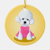 KiniArt Bichon Frise Ornament (Vorne)