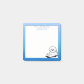 KiniArt Bichon Frise Post-it-Notes Post-it Klebezettel (Vorderseite)